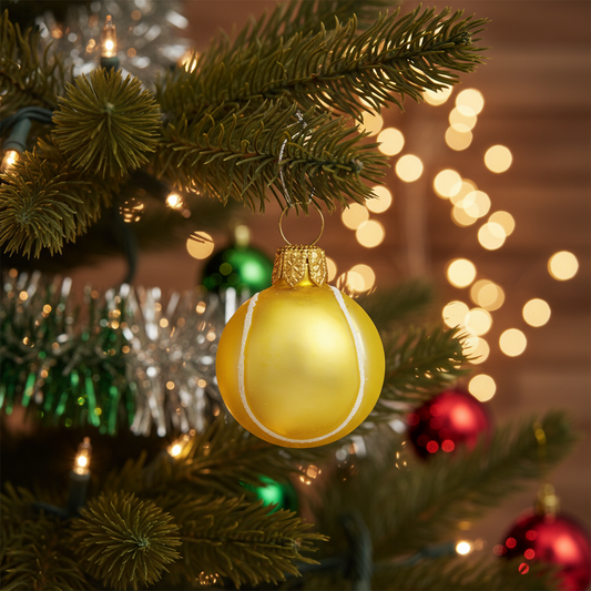 Boule de Noël Balle de Tennis XS