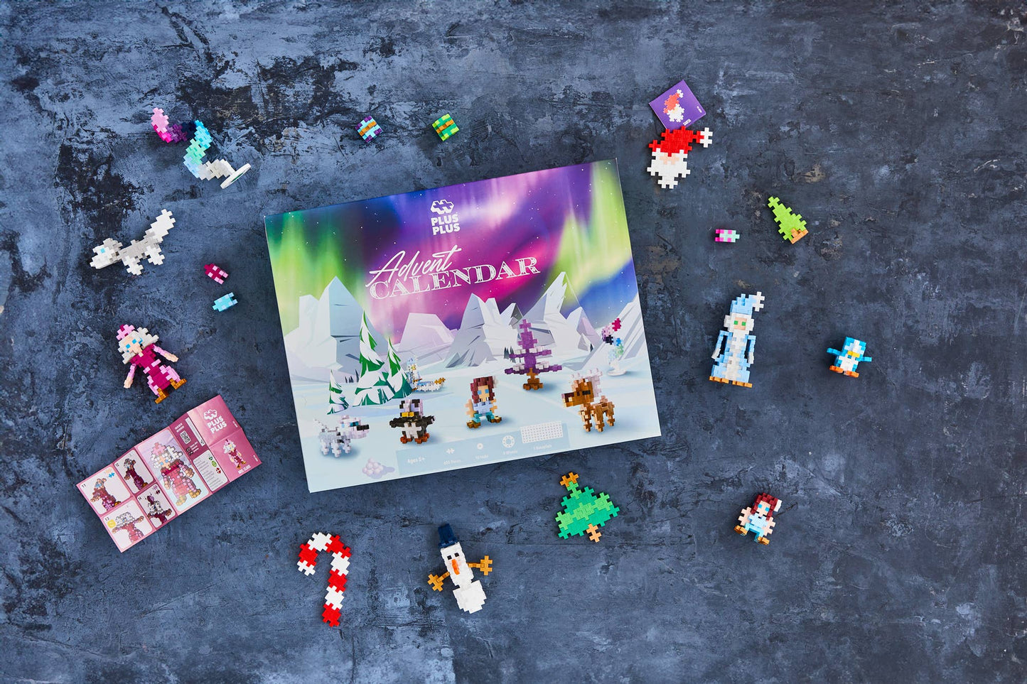 PLUS PLUS Advent Calendar "Northern Lights" 600p