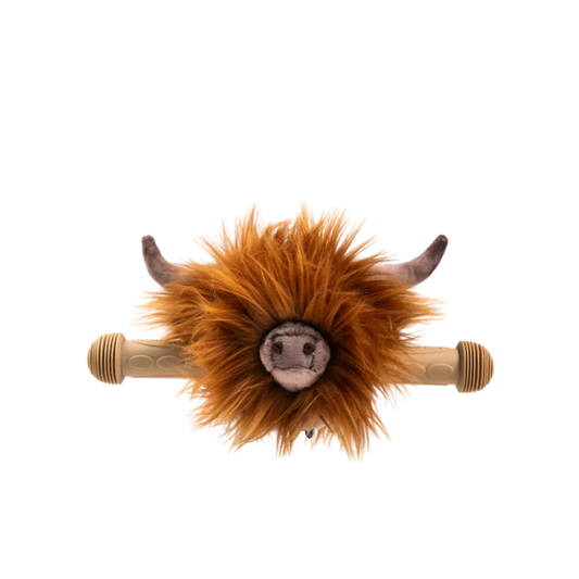 Accessoire tête de vache Highland pour vélo ou trottinette enfant - Wild & Soft