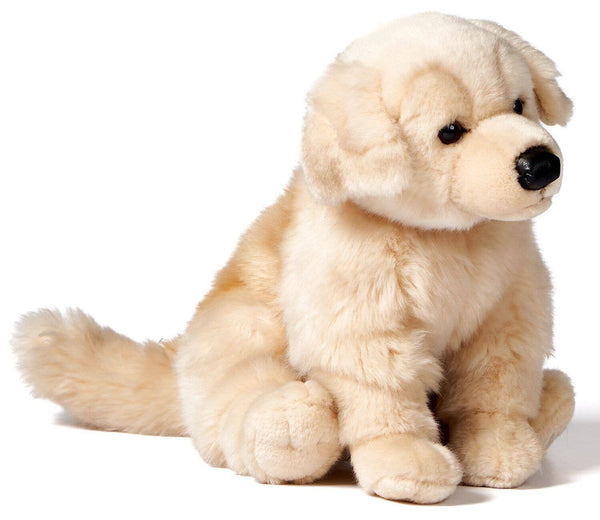 Peluche golden retriever assis Uni Toys