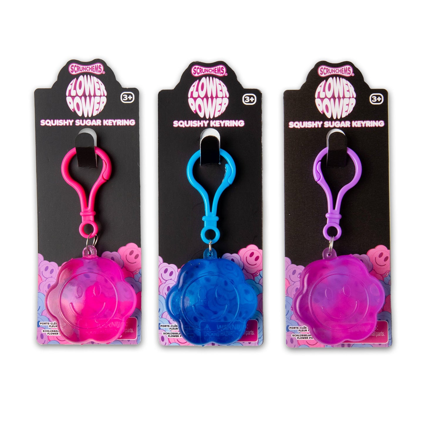 KEYCHAIN SUGAR FLOWER POWER SCRUNCHEMS