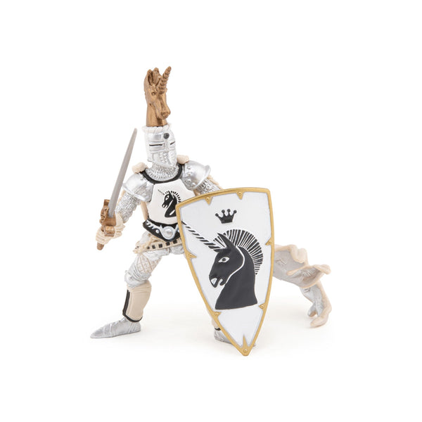 Figurine Maître des armes cimier licorne Papo - personnage médiéval