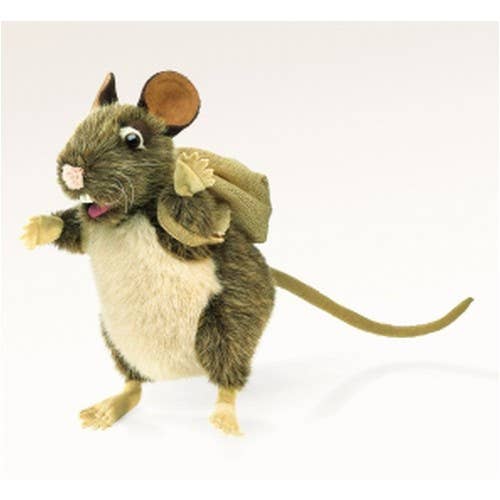Marionnette à main Rat, aime collectionner 2847/Pack Rat Folkmanis réaliste