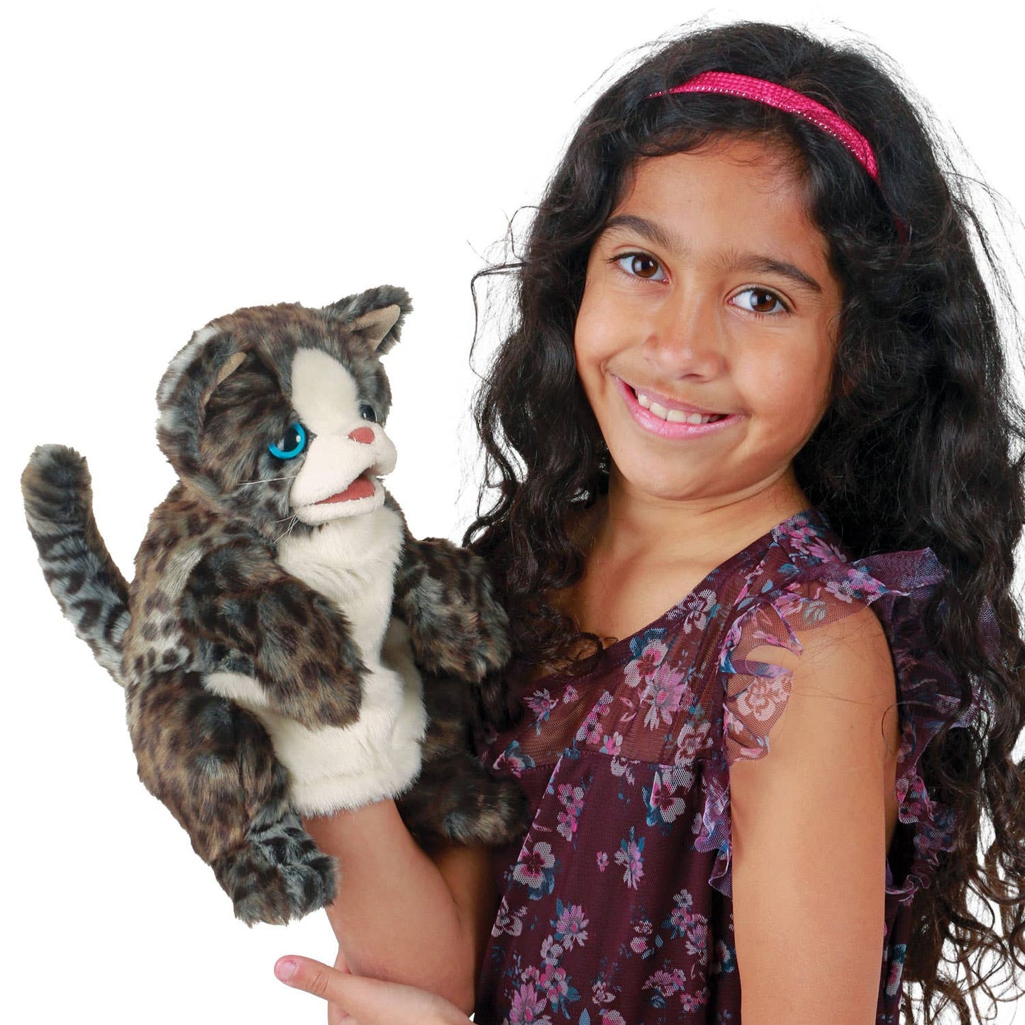 Marionnette à main Wildcat Baby/Wildcat Kitten 3205 Folkmanis réaliste
