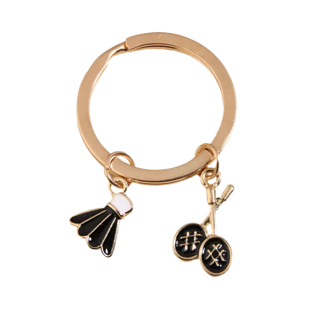 Badminton keychain