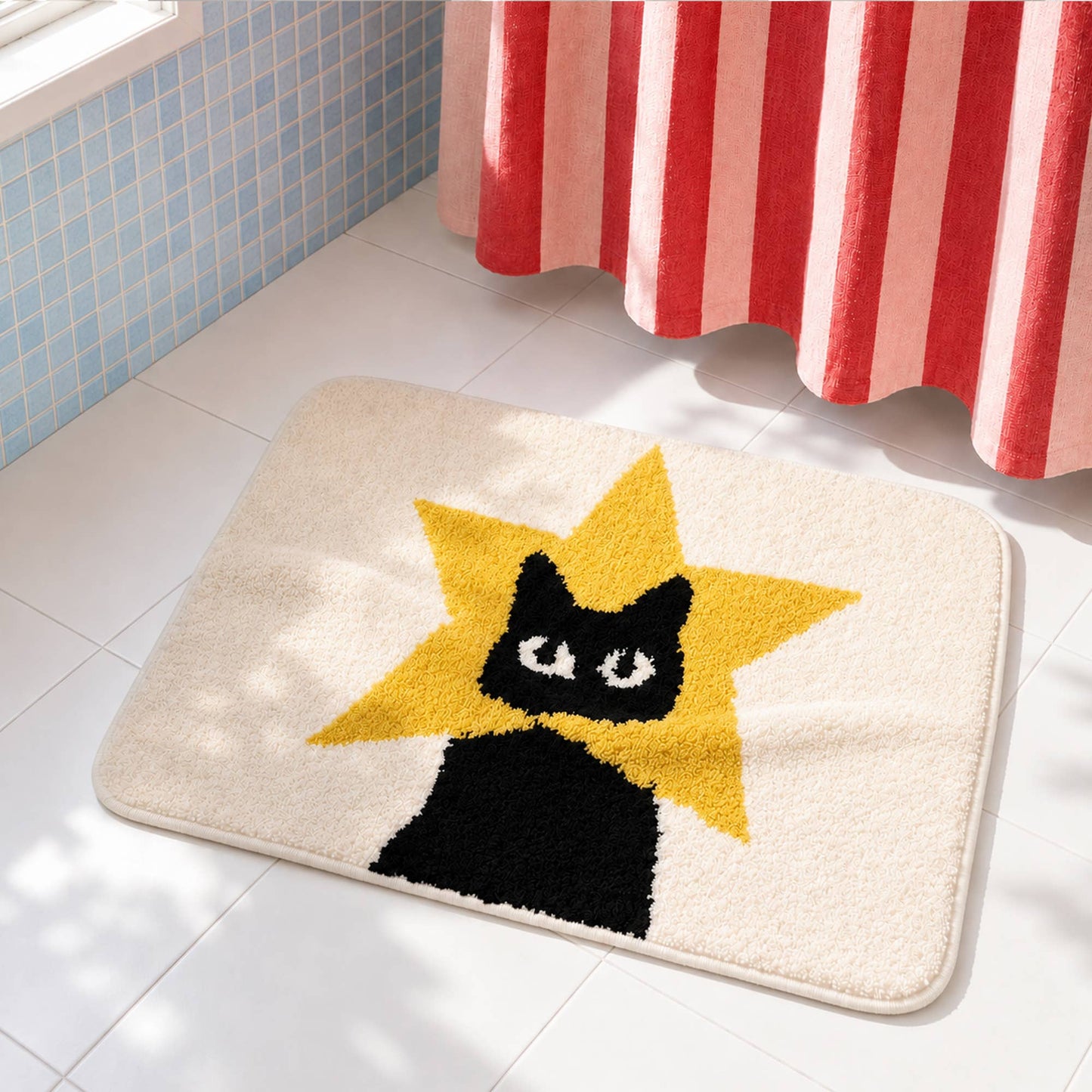 Tapis de Bain Chat Superstar