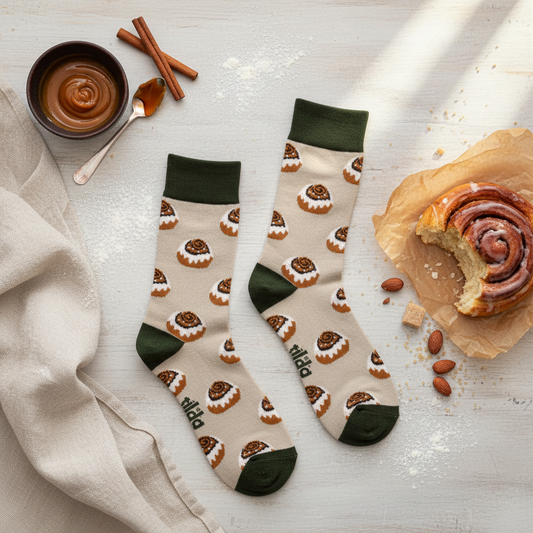 Cinnamon Roll Socks