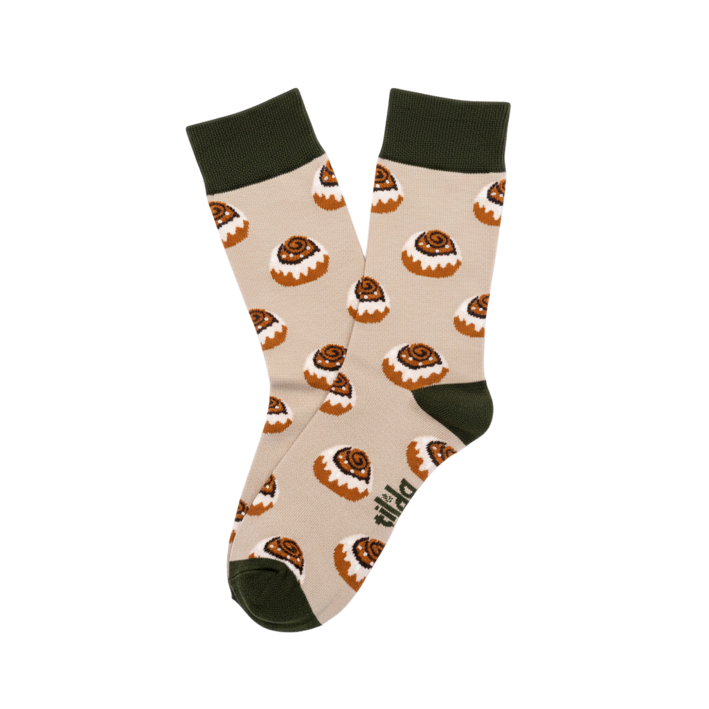 Cinnamon Roll Socks
