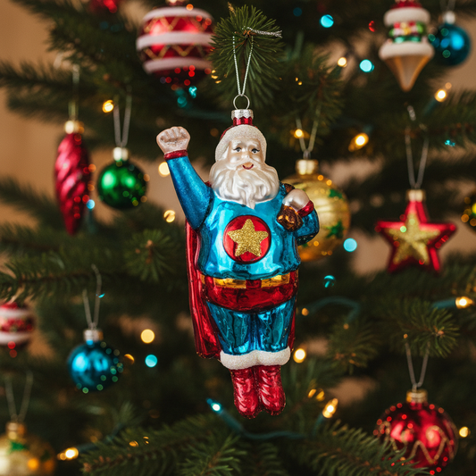 Super Santa Claus Christmas Ball