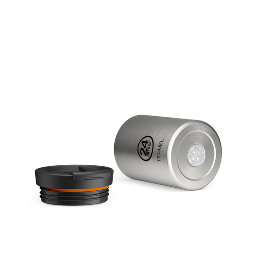 Travel Tumbler | Brushed Steel - 350 ml