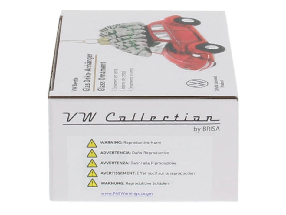 Décoration de Noël Coccinelle VW Rouge avec Sapin