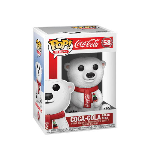 pop coca cola polar bear 58