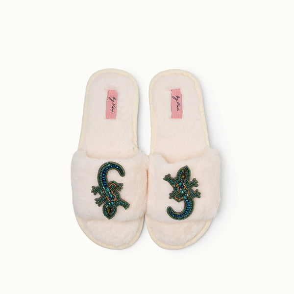 Paar slippers met speldjes - Salamander