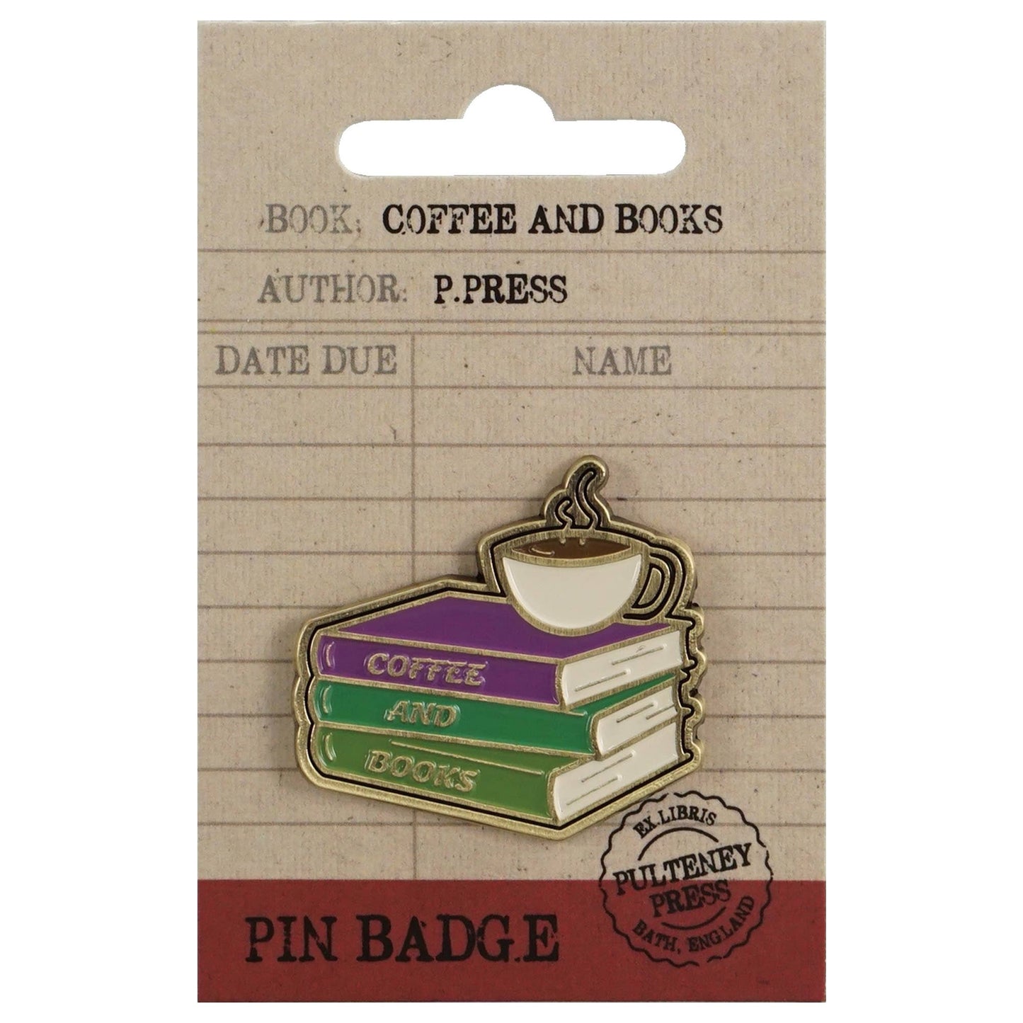 Pin badge - Pulteney Press (Café and Books)