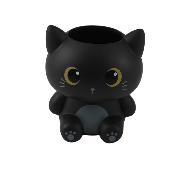 Porte-stylo 3D chat noir