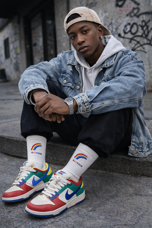 Chaussettes Arc-en-Ciel « ABC POLLY »