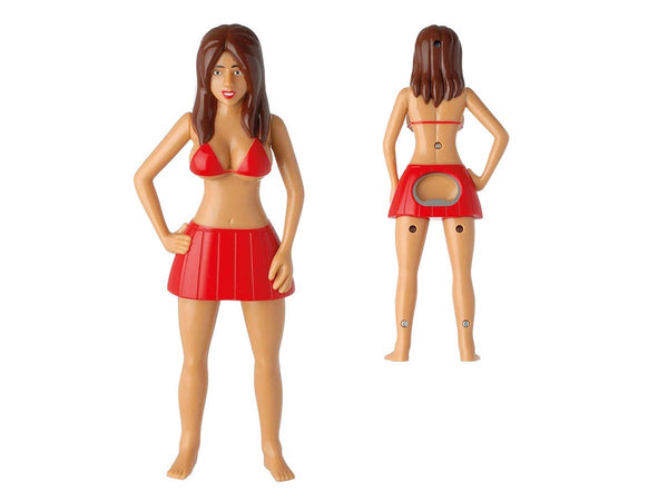 Brunette woman bottle opener "Donna Mora"