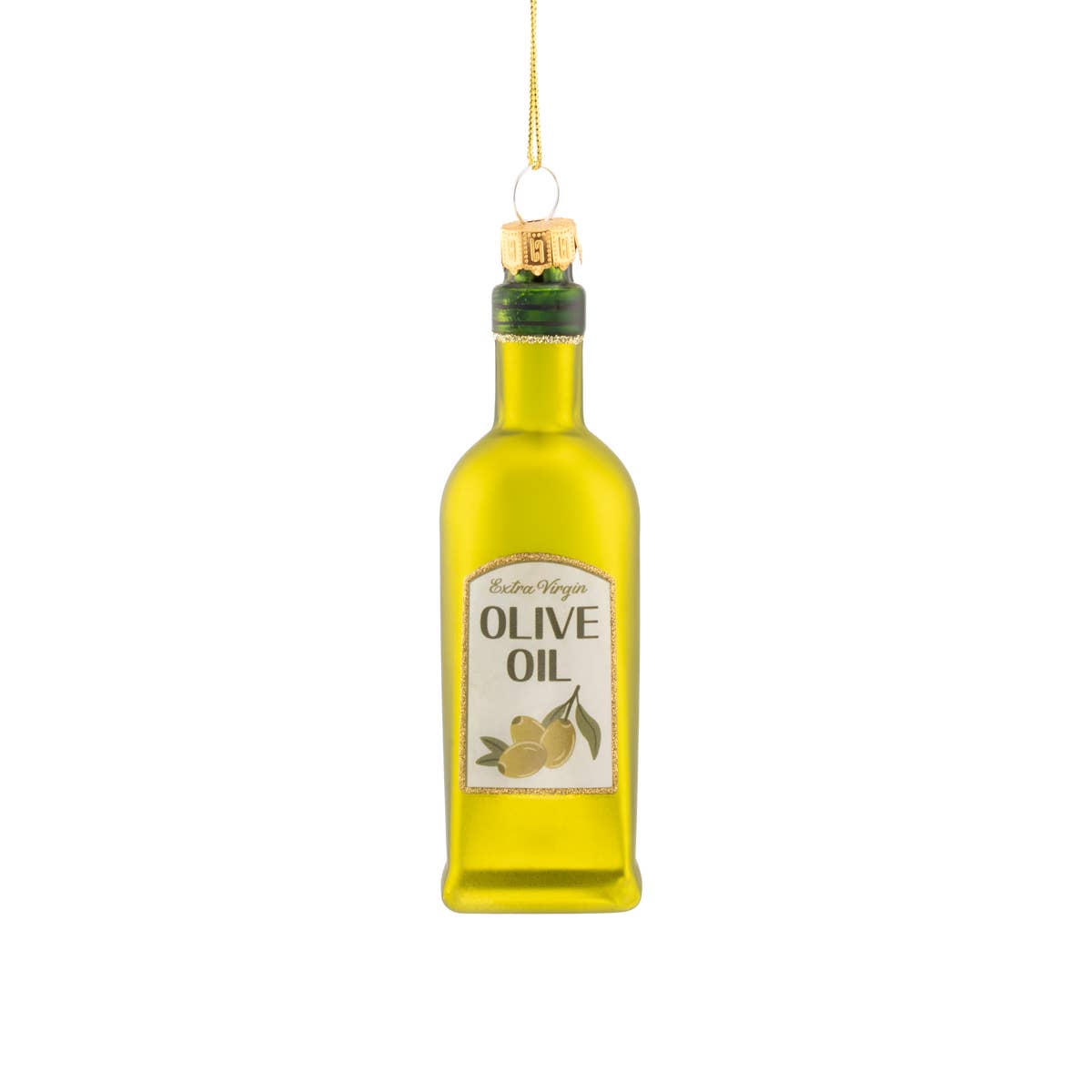 Olive oil bottle ornament