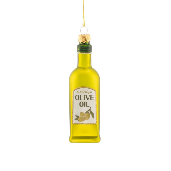 Olive oil bottle ornament