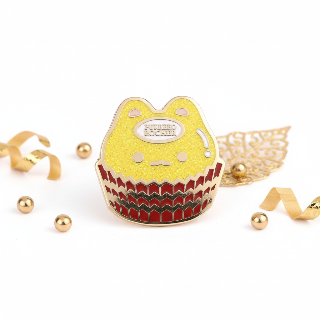 "Purrero Rocher" Cat Pin