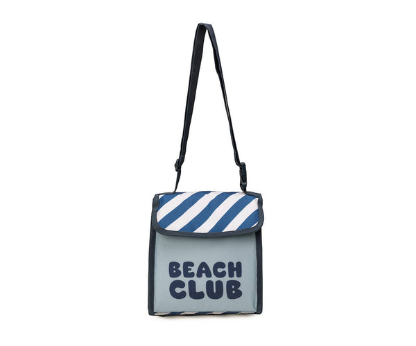 Insulated Snack Bag Stripes Blues & Beyond