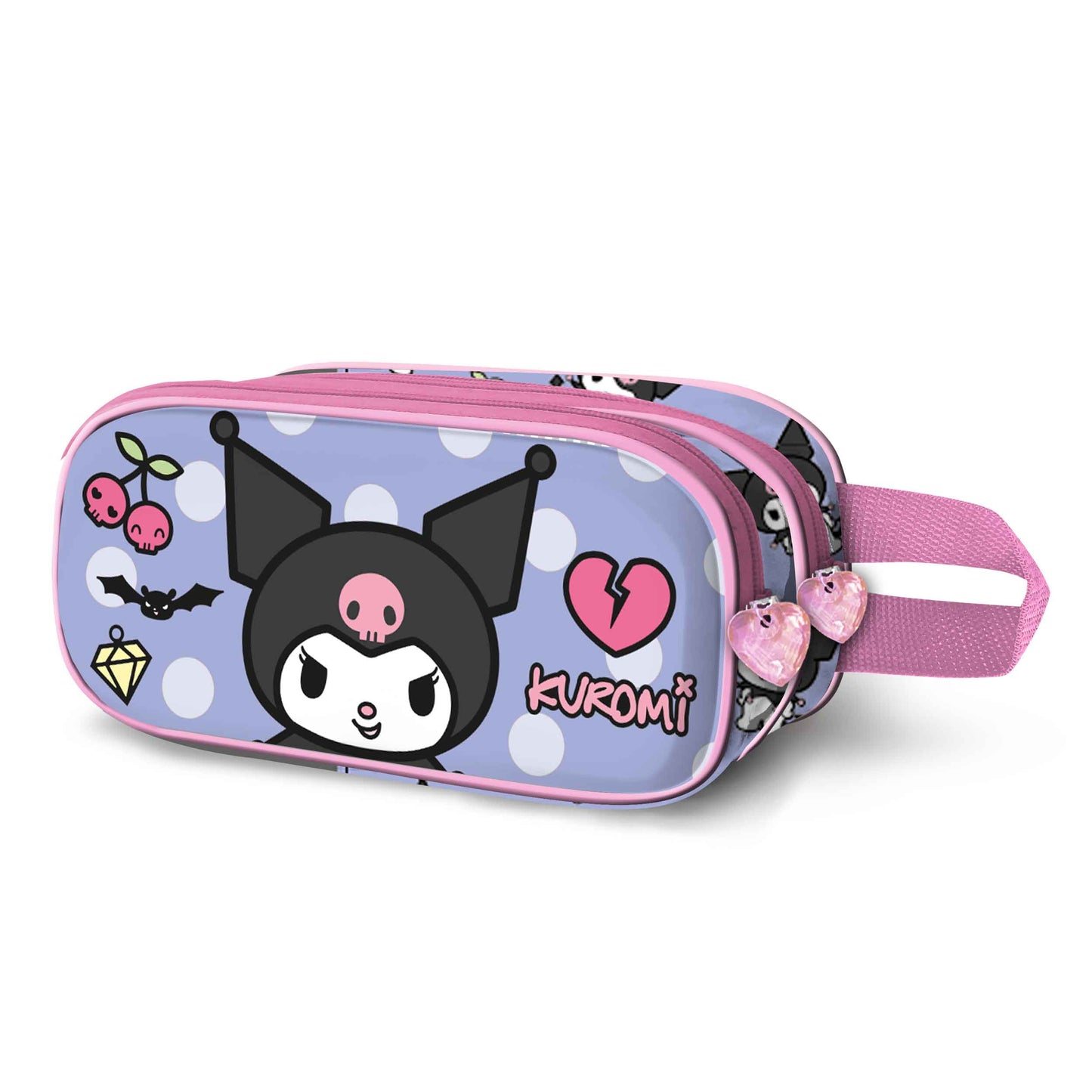 Hello Kitty Kuromi Rebel-3D Double Pencil Case
