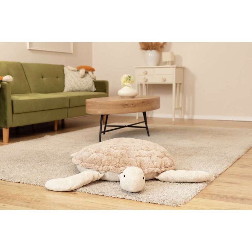 Grande tortue XXL couleur sable