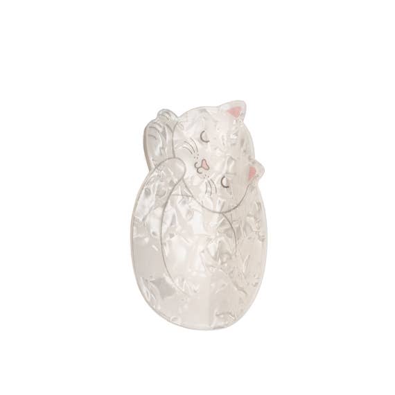 Sleeping cat hair clip