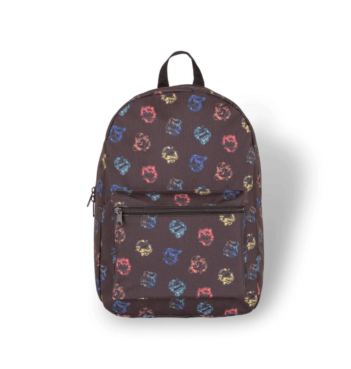Sac à dos Harry Potter blasons des maisons noir