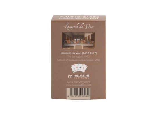 Pack of 56 Bridge playing cards featuring Leonardo da Vinci's The Last Supper