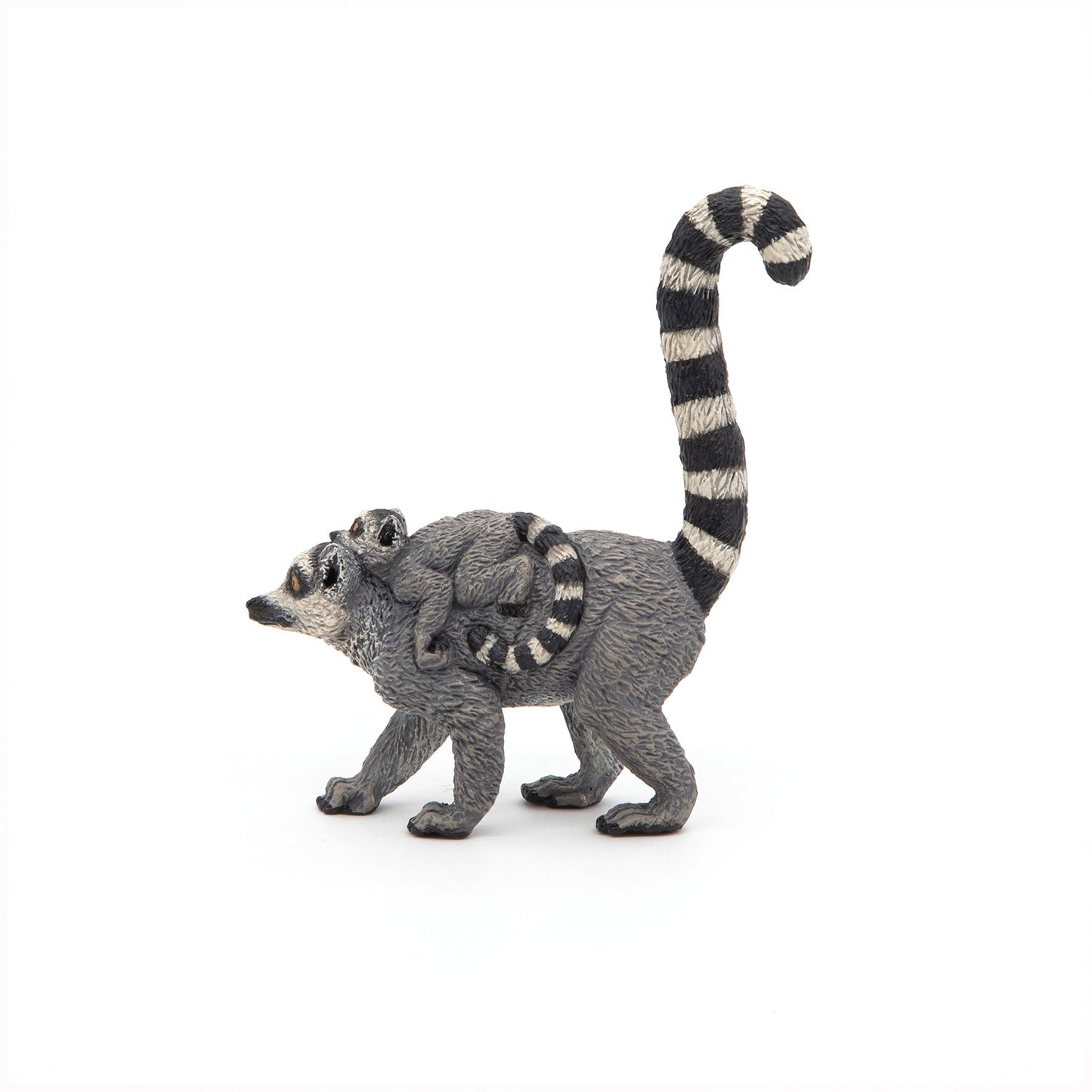 Lemur and Baby Figurine