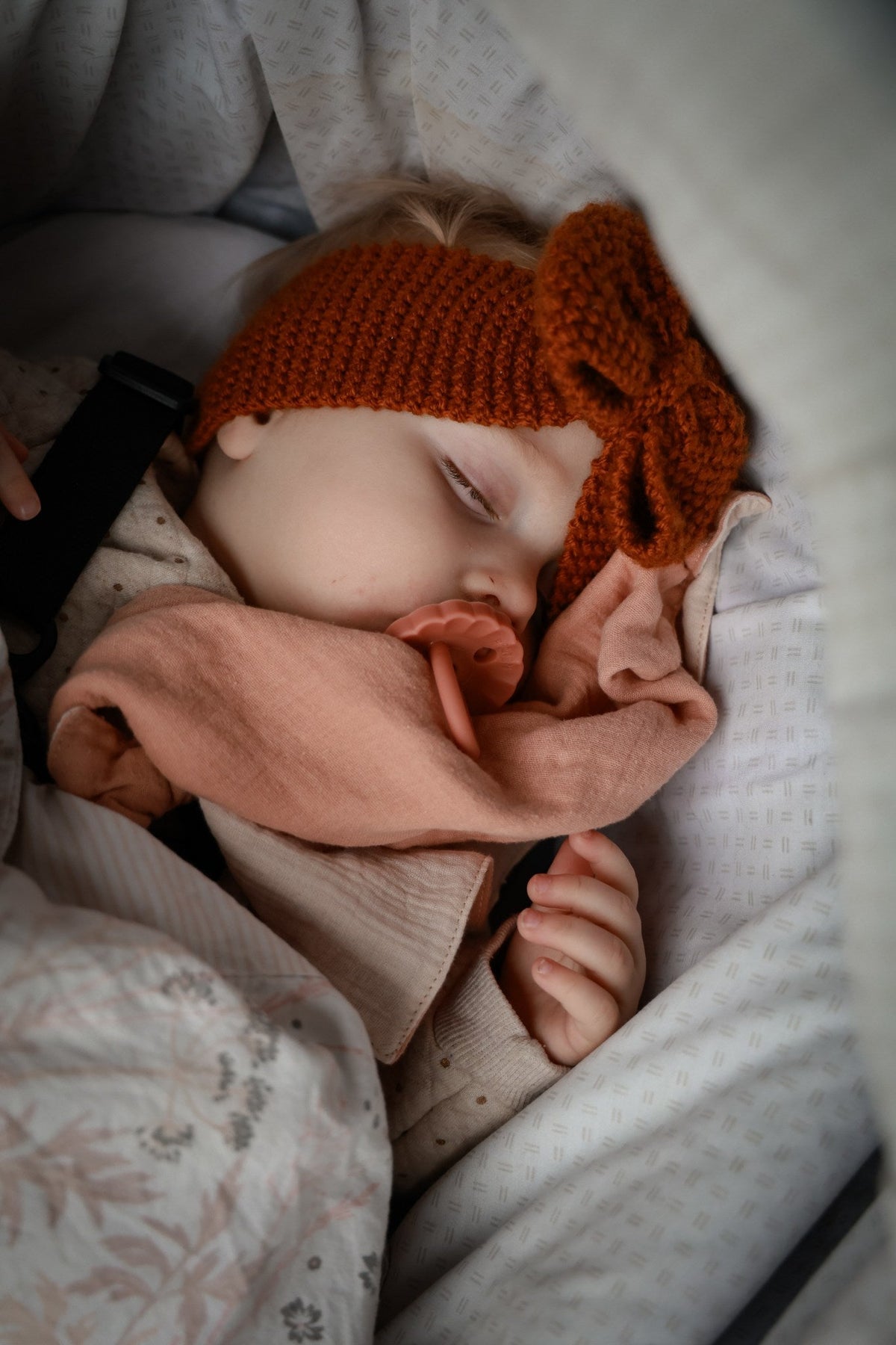 Doudou avec anneau de dentition Rose - Natruba