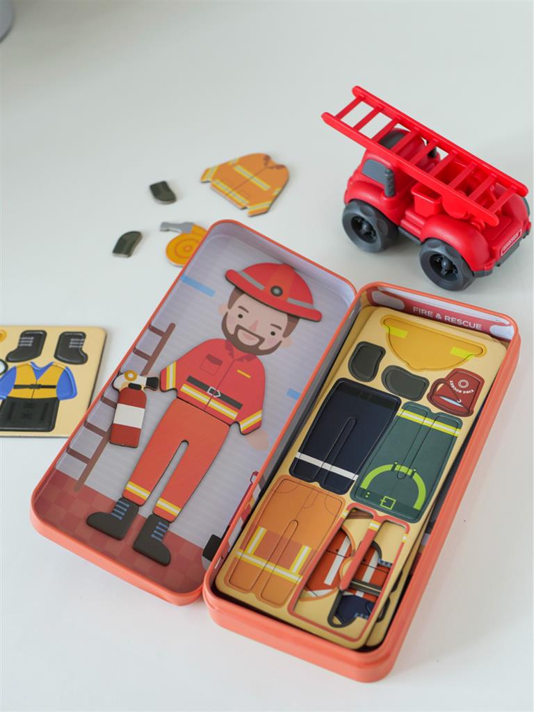 Magnetic Puzzle Box - Firefighter