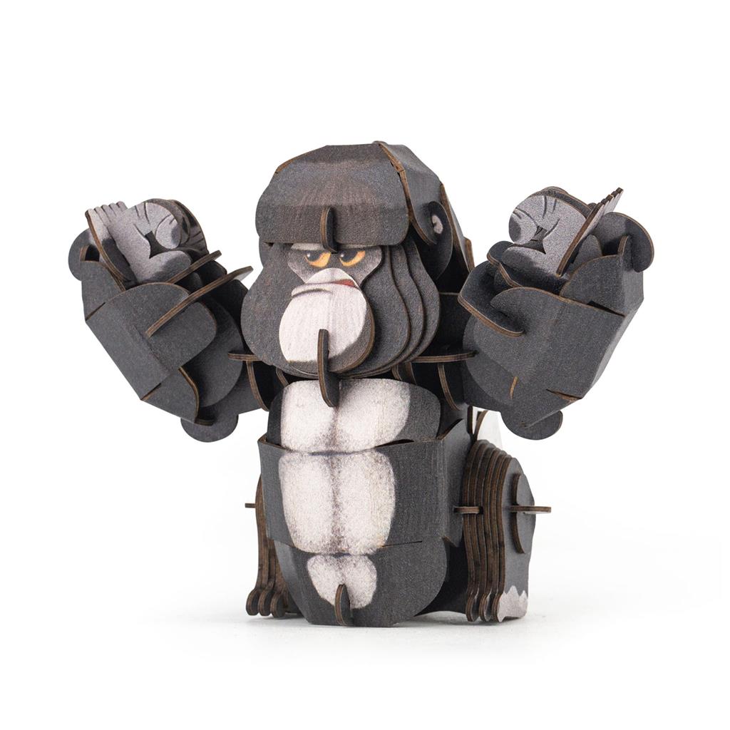 3D Construction Puzzle - Gorilla