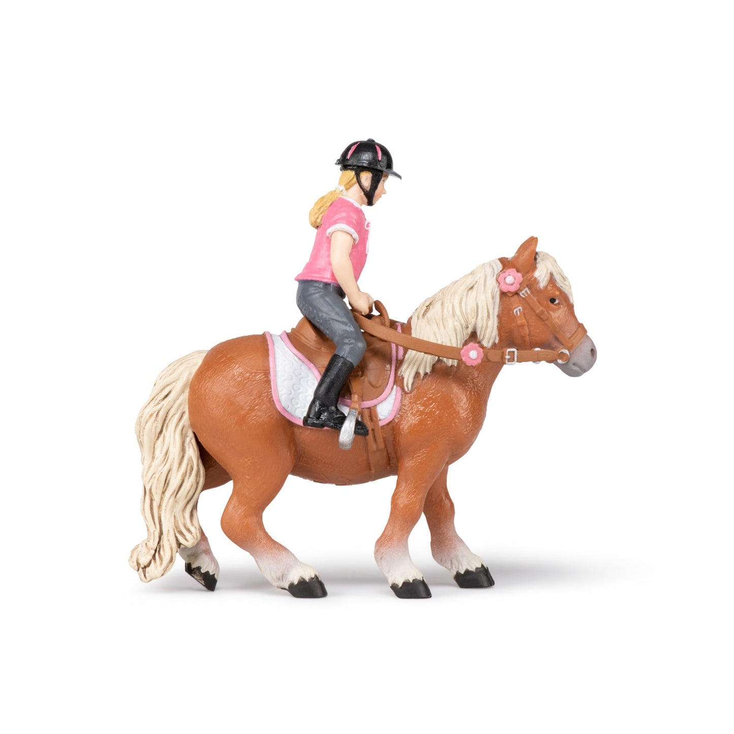 Shetland Pony Figure with Saddle