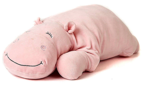 Coussin Hippopotame rose Uni Toys