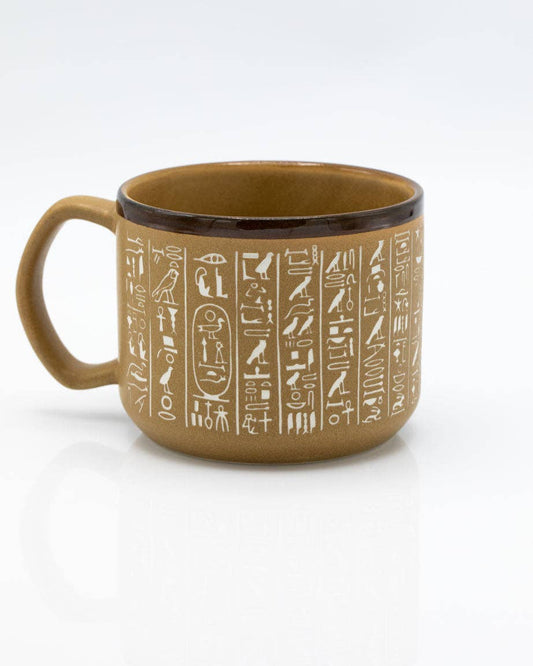 Mug Gravée à la Main Hiéroglyphes (430 ml) – produit scientifique Cognitive Surplus EU, vue 2