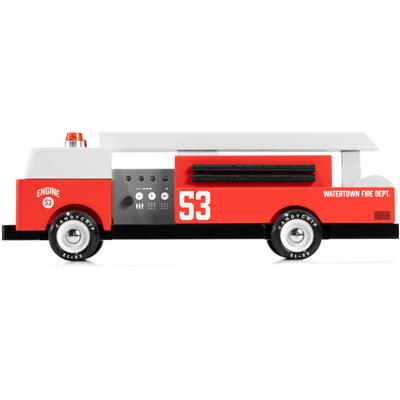 Candycar World Wooden Car - Fire Truck