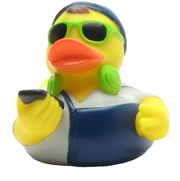 Green Hipster Duck