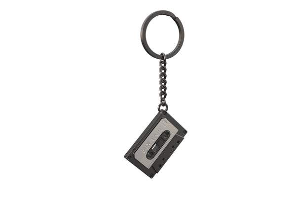 Retro cassette keychain