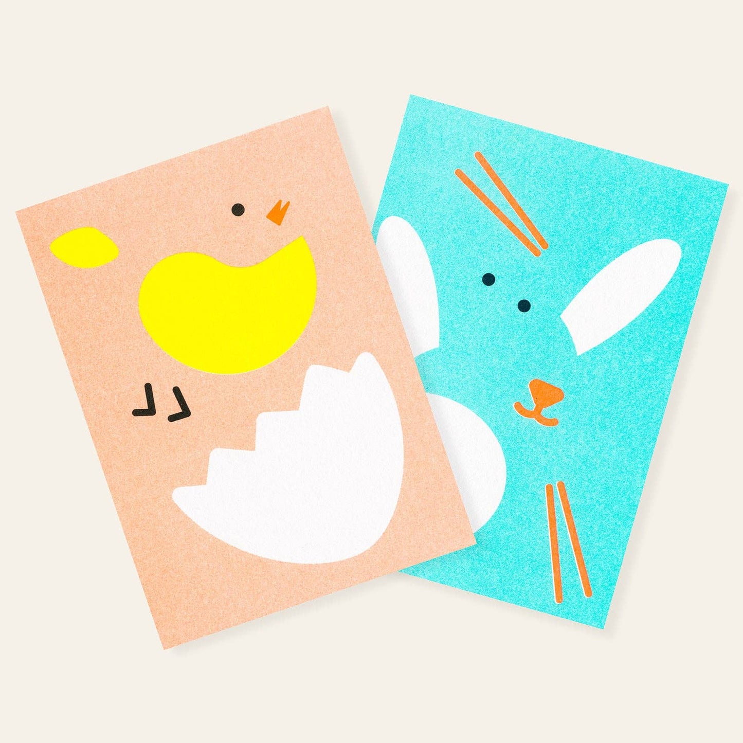 Deconstructed Chick Postcard