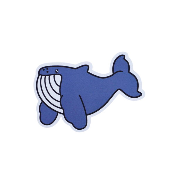 Humpback whale sticker