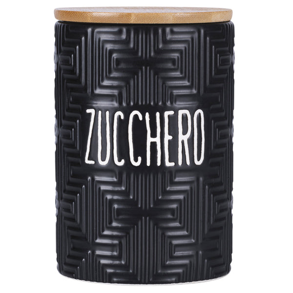 Dolomite sugar jar with bamboo lid 850ml, Shapes
