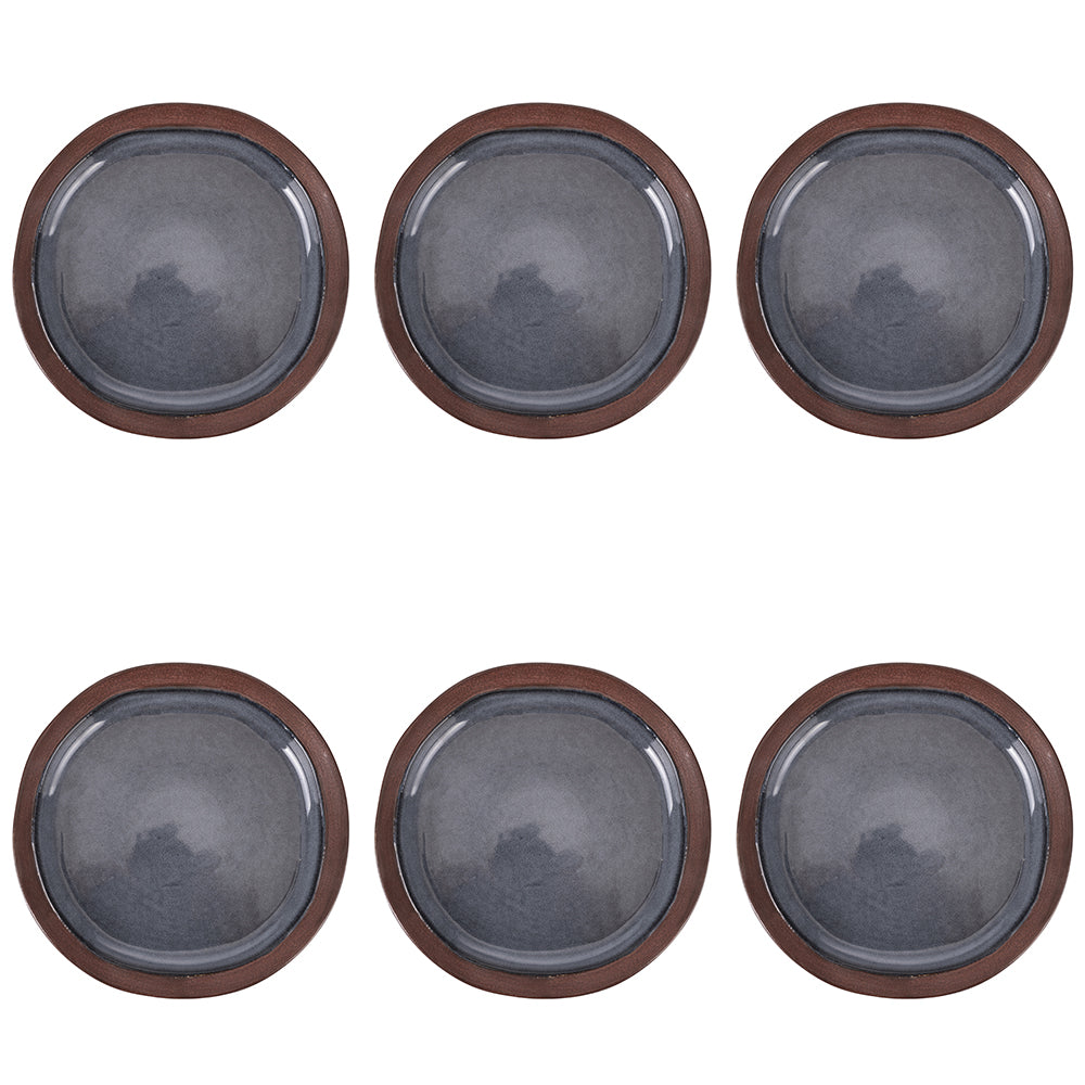 BRITTANY TERRA SET 6PC DINNER PLATES - 5918722