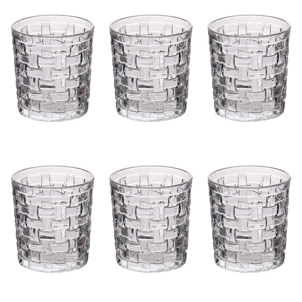 COTTAGE SET OF 6 WATER GLASSES 275 ML - 5919740