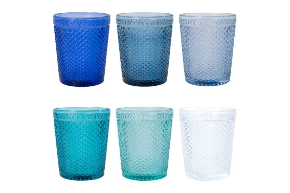 Honey Ocean Set 6 water glasses 300 ml ocean 5920870