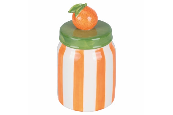 FRUIT LIFE TANGERINE JAR H.16CM DIAM 9.5CM - 5921842