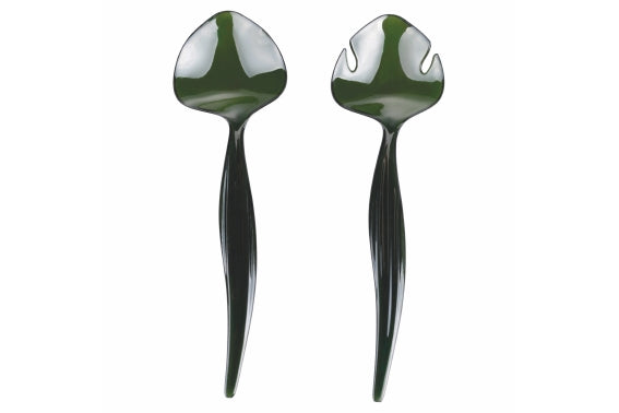 LA CUCINA SET OF GREEN PLASTIC SALAD SERVERS - 5921991