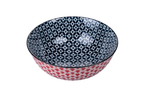 MIXING BOWL RED D. 23x9CM 1800ML - 5922204