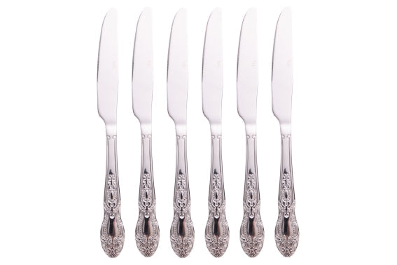 WONDERLAND SET 6 KNIVES SILVER POLISHED - 5923698